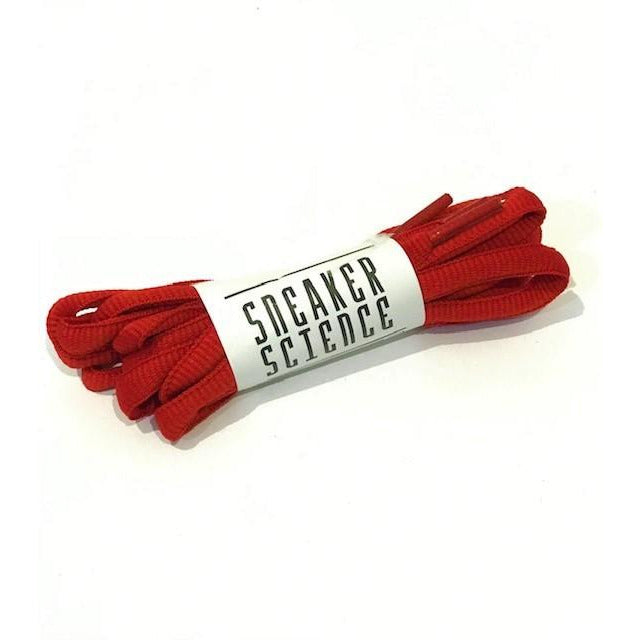 Rope Red Shoe Laces with Gold Tips - From Loop King